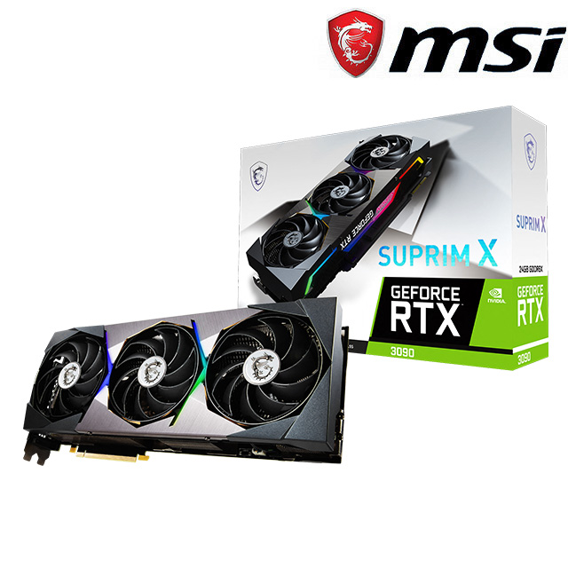 微星 GeForce RTX3090 SUPRIM X 24G 顯示卡