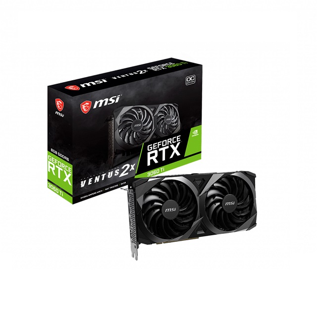 微星MSI GeForce RTX 3060 Ti 8G VENTUS 2X OC PCI-E顯示卡