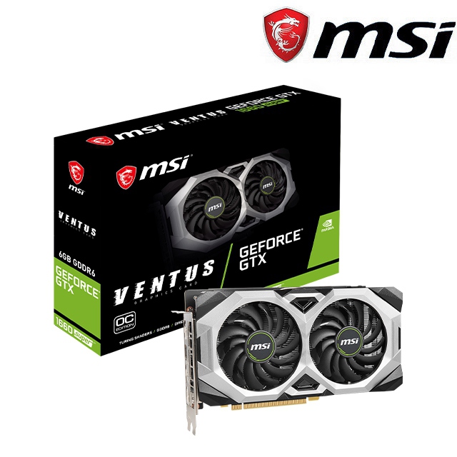 微星 GeForce GTX1660 SUPER VENTUS OC 顯示卡