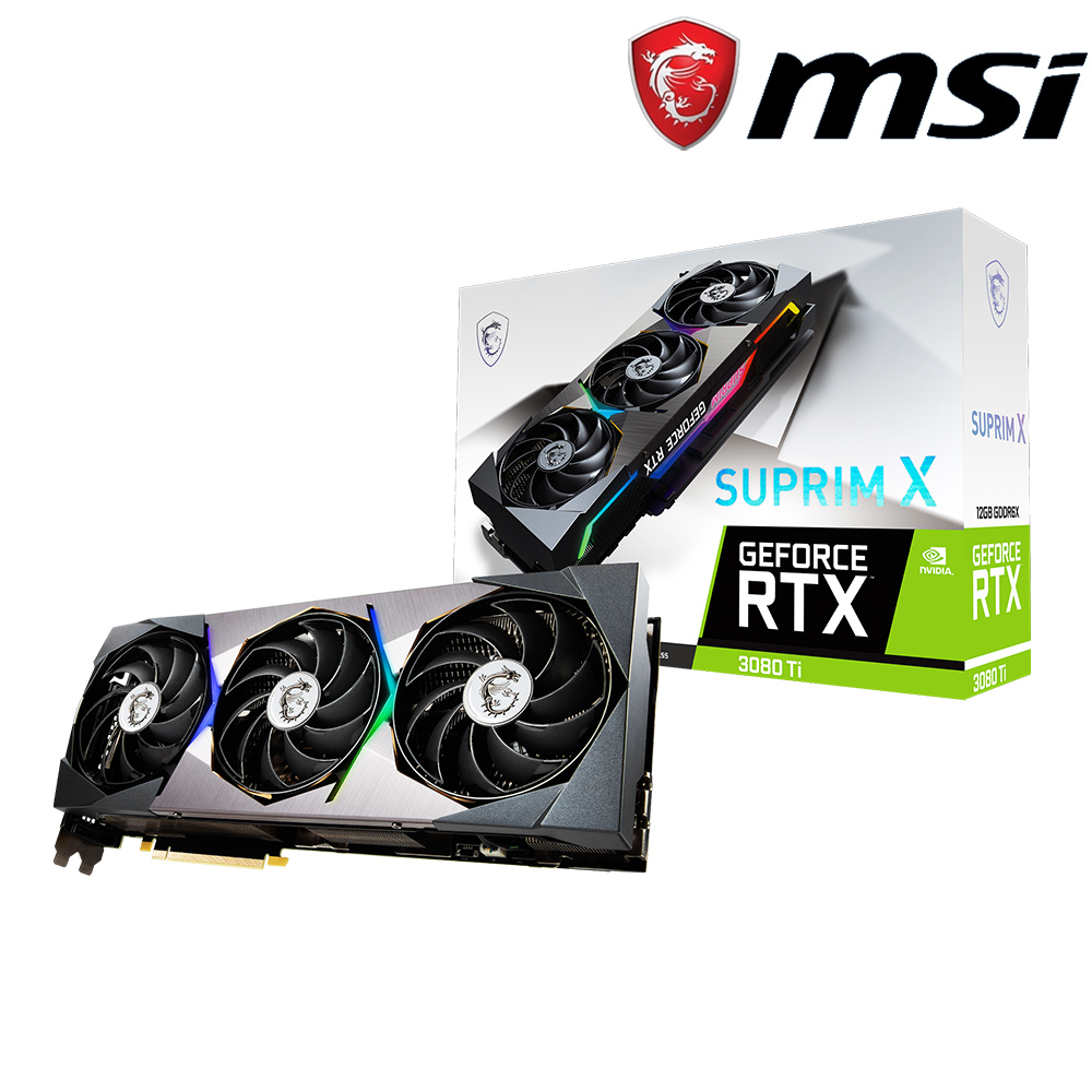 微星 GeForce RTX3080 Ti SUPRIM X 12G 顯示卡