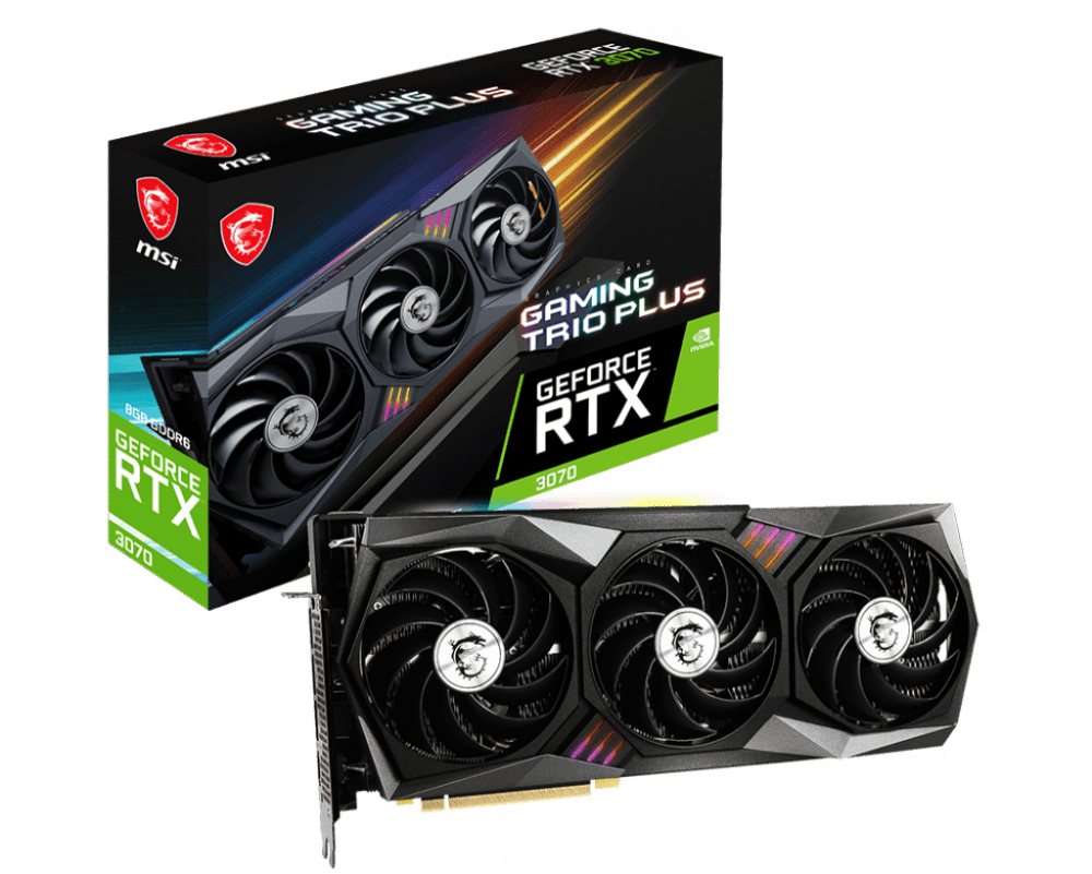 微星MSI RTX 3070 8G GAMING TRIO PLUS顯示卡