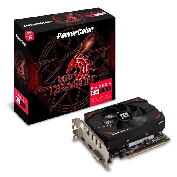 撼訊RX 550 Red Dragon 2GB GDDR5 128bit PCI-E圖形加速卡