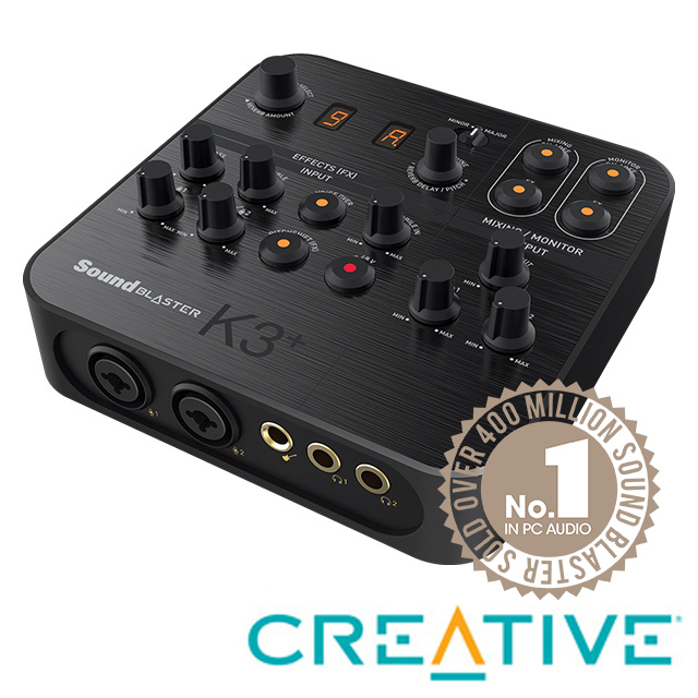 CREATIVE SOUND BLASTER K3 + K歌/直播 音效卡