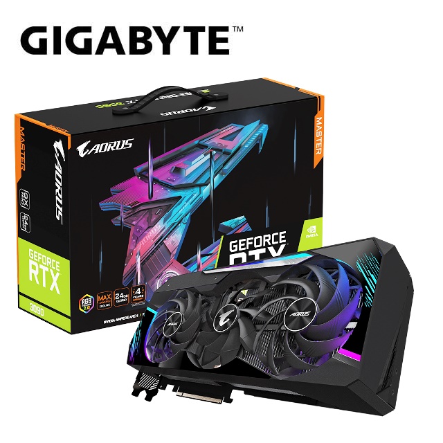 AORUS GeForce RTX™ 3090 MASTER 24G 顯示卡