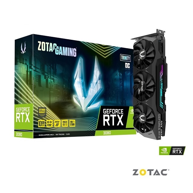 【ZOTAC】索泰ZOTAC GAMING GeForce RTX 3080 Trinity OC(ZT-A30800J-10P)