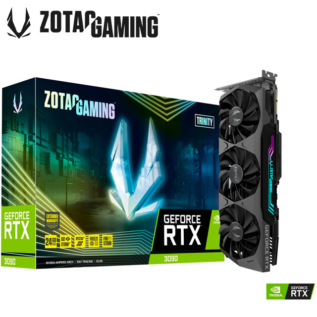 【ZOTAC】索泰ZOTAC GAMING GeForce RTX 3090 Trinity(ZT-A30900D-10P)