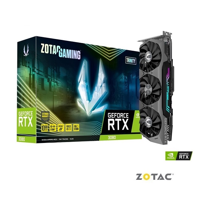 【ZOTAC】索泰ZOTAC GAMING GeForce RTX 3080 Trinity(ZT-A30800D-10P)