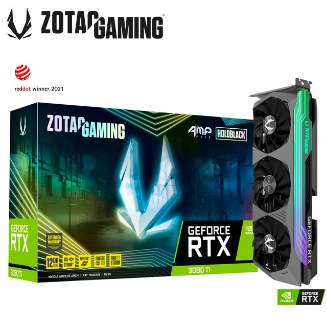 ZOTAC GAMING GeForce RTX 3080 Ti AMP Holo 顯示卡
