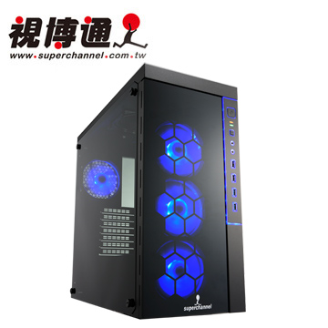 視博通 SPC002B 魔幻戰士 ATX(0)大(9)小 電腦機殼(三面強化玻璃)