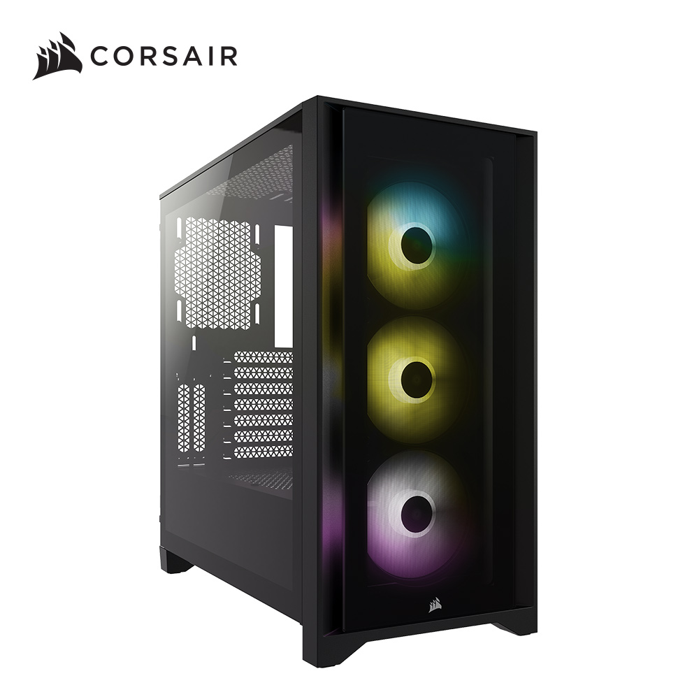 海盜船 CORSAIR iCUE 4000X RGB 黑 電腦機殼