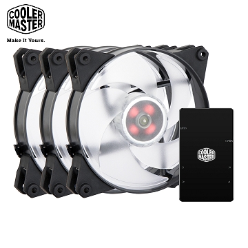 Cooler Master MasterFan Pro 120 Air Pressure RGB 3合1組