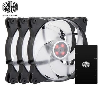 Cooler Master MasterFan Pro 140 Air Pressure RGB 3合1組