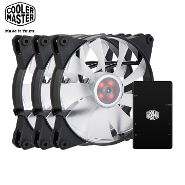 Cooler Master MasterFan Pro 140 Air Flow RGB 3合1組