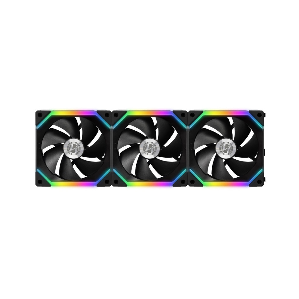 LIAN LI 聯力 UNI FAN 積木風扇 SL120 (三顆裝/黑色) – SL120-3B