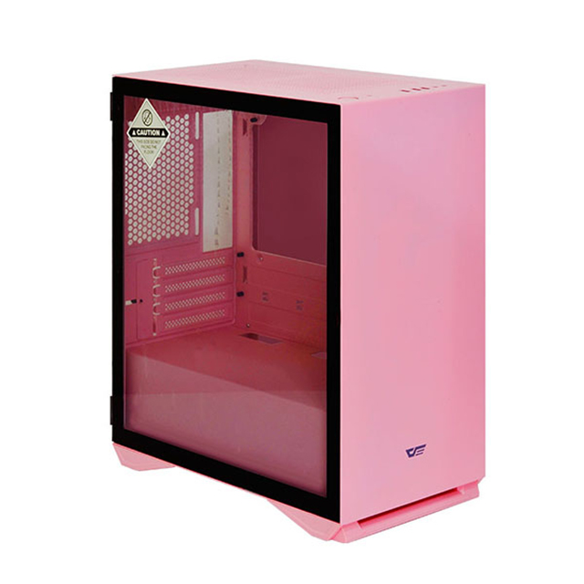 darkFlash DLM22 ATX 電腦機殼(粉紅) 鋼化玻璃