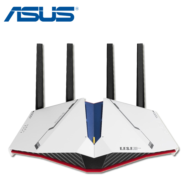 【鋼彈聯名款】ASUS X GUNDAM 華碩 RT-AX82U 雙頻WiFi 6無線電競路由器 鋼彈限量款