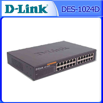 (福利品)D-Link友訊 (DES-1024D) 交換式集線器