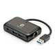 【LevelOne】超高速Gigabit USB網卡+USB集線器 USB-0502
