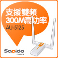 Sapido AU-5125 2.4G/5G雙頻高功率USB無線網路卡