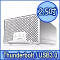AKiTiO 迷你雷霆金牛座 D3 2.5吋 Thunderbolt/USB3.0 2bay 外接盒