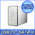 archgon亞齊慷 USB3.0 2.5吋 2bay磁碟陣列外接盒 MH-2622RD-U3J