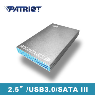 Patriot美商博帝 Gauntlet 2.5吋硬碟外接盒USB3.0 / SATA3
