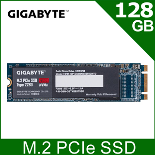 技嘉 GIGABYTE 128GB M.2 2280 PCIe SSD