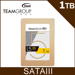 Team 十銓 L5 3D Lite 1TB 2.5吋 SSD固態硬碟