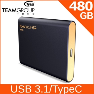 TEAM 十銓 PD400 480GB USB3.1 Type C SSD 外接式固態硬碟