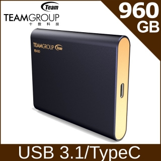 TEAM 十銓 PD400 960GB USB3.1 Type C SSD 外接式固態硬碟