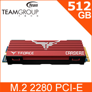 TEAM 十銓 T-Force Cardea II 512GB M.2 2280 PCI-E SSD 固態硬碟