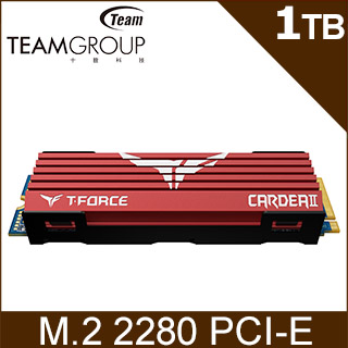 TEAM 十銓 T-Force Cardea II 1TB M.2 2280 PCI-E SSD固態硬碟
