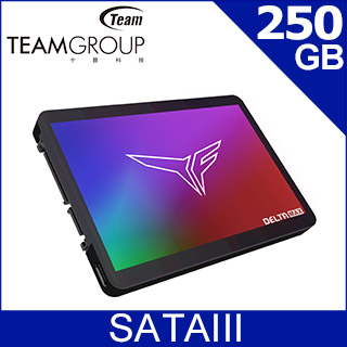 TEAM 十銓 T-Force DELTA MAX ARGB 250GB 2.5 SSD 固態硬碟