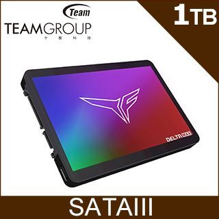 TEAM 十銓 T-Force DELTA MAX ARGB 1TB 2.5 SSD 固態硬碟