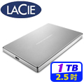 LaCie Porsche Design 1TB USB3.0 TypeC 2.5吋行動硬碟