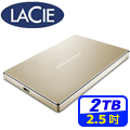 LaCie Porsche Design 2TB USB3.0 TypeC 2.5吋行動硬碟