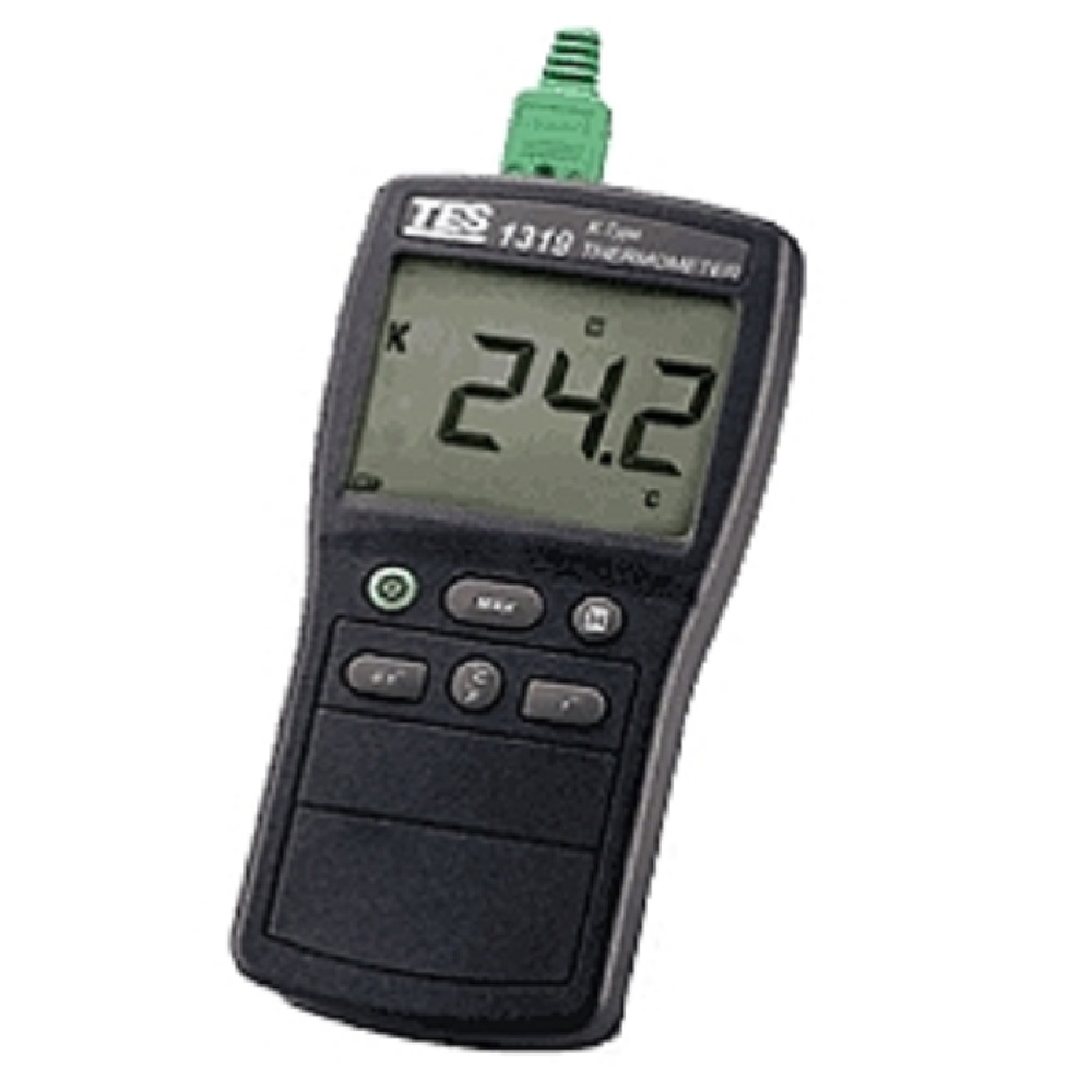 TES泰仕 TES-1319A 新型 K-Type 大螢幕顯示 溫度計