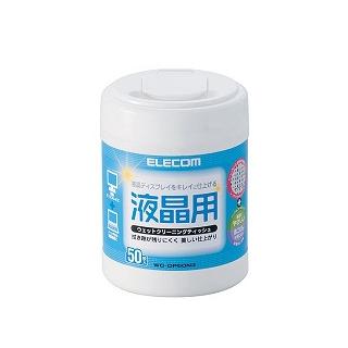 ELECOM 無酒精-液晶螢幕擦拭巾Ⅲ-50P