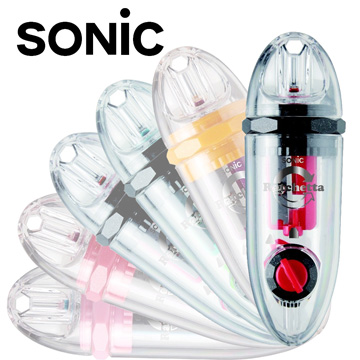 Sonic 超輕便可調式 雙迴旋削鉛筆機10入(黑/SK-878)