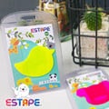 【王佳膠帶Seal King】隨手貼ESTAPE (小鳥造型Memo可書寫)全螢光黄