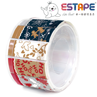 【王佳Seal King】易撕貼ESTAPE (抽取式OPP膠帶/歡樂繽紛組合)