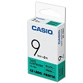 CASIO 標籤機專用色帶-9mm【共有9色】綠底黑字XR-9GN1
