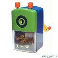 Faber-Castell 紅色系 大小通用削鉛筆機 (不挑色)