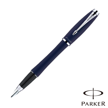 PARKER 派克 URBAN 都會 霧藍白夾 鋼筆