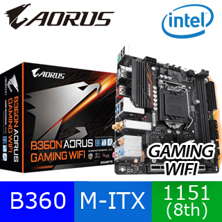 (C+M) 技嘉 B360N AORUS GAMING WIFI 主機板 + Intel 盒裝 Core i5-9400F