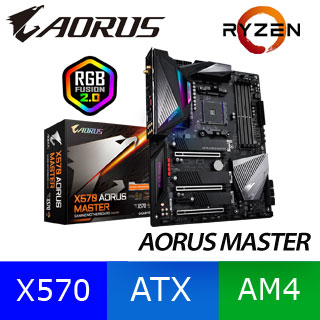 (C+M) 技嘉 X570 AORUS MASTER 主機板 + AMD R5-3400G 3.7GHz四核心處理器