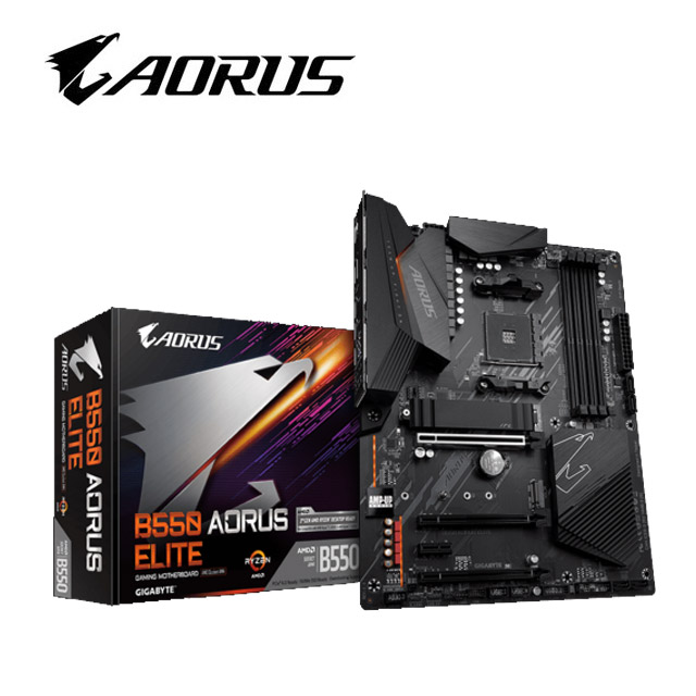 (B550 + Ryzen 5-3400G )技嘉 B550 AORUS ELITE 主機板 + Ryzen 5-3400G