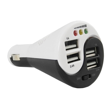 TCSTAR 太極電瓶檢測二合一4孔5A車用充電器 TP-25TC