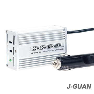 晶冠 120W汽車電源轉換器_JG-100