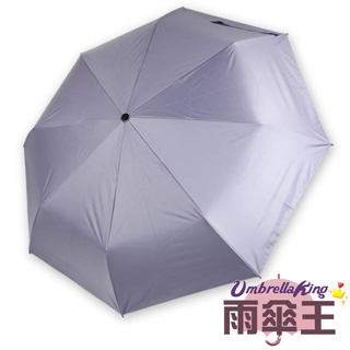【雨傘王-終身免費維修】23吋熊安心安全自動傘-紫色